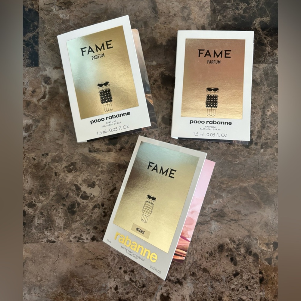 Paco Rabanne Fame Eau de Parfum/Parfum Women’s Fragrance Bundle 1.5ml each New